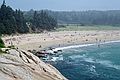 August 21-26, 1989 - Mount Desert Island, Maine.<br />Sandy Beach at Acadia National Park.