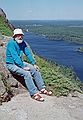 August 21-26, 1989 - Mount Desert Island, Maine.<br />Hiking just west of Somes Sound.<br />Egils.