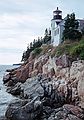 August 21-26, 1989 - Mount Desert Island, Maine.<br />Bass Harbor Lighthouse.