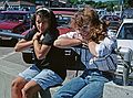 August 21-26, 1989 - Bar Harbor, Mount Desert Island, Maine.<br />Melody and Becky.