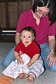 Nov. 1989 - Merrimac, Massachusetts.<br />Joyce with Michael.