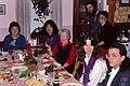 Dec. 25, 1989 - At Memere Marie's in Lawrence, Massachusetts.<br />At the table: Linda and her friend, Marie, Carl's friend, and Carl.<br />In back are Paul and Norma.