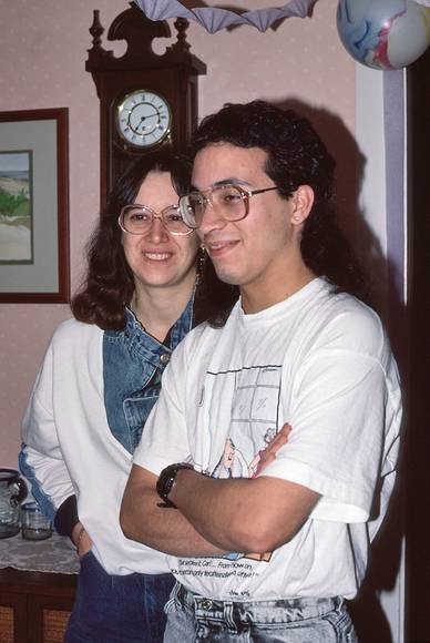 Jan. 6, 1990 - Merrimac, Massachusetts.<br />Melody's 16th birthday.<br />Carl and girlfriend.