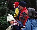 April 1990 - Maudslay State Park, Newburyport, Massachusetts.<br />Sarah, David, Oscar, and Joyce.