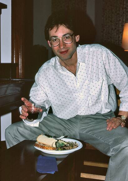 June 9, 1990 - Merrimac, Masachusetts.<br />Egils' 50th surprise birthday celebration.<br />Oscar.