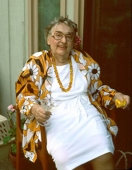 July 28, 1990 - Manchester by the Sea, Massachusetts.<br />Uldis' birthday celebration.<br />Juris' aunt Olga.