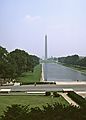 August 27, 1990 - Washington, District of Columbia.<br />The Washington Monument as seen from Lincoln Memorial.