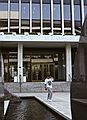August 28, 1990 - Washington, District of Columbia.<br />Natalia in front of the National Geographic building.