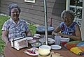 Sept. 3, 1990 - Lawrence, Massachusetts.<br />Aunt Fernande and Marie.