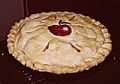 October 1990 - Merrimac, Massachusetts.<br />Joyce's famous apple pie. It tastes as good as it looks.