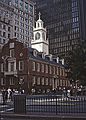October 1990 - Boston, Massachusetts.<br />Old State House.