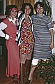 November 1990 - Merrimac, Massachusetts.<br />Natalia, Melody, and Becky decked out for Halloween.