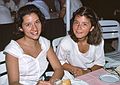 June 27, 1990 - Madrid, Spain.<br />Melody and Natalia Olivas, our Spanish exchange student for 1990/1991 school year.