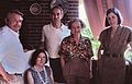 June 28, 1990 - Madrid, Spain.<br />At Salvador's and Asuncin's apartment.<br />Salvador, Joyce, Ronnie, Baiba, and Asuncin.