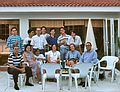 June 28, 1990 - Madrid, Spain.<br />Visiting the Avilas and meeting the Vallejos.<br />Standing: Julian, Pedro A, Ronnie, Alvaro V, Fernando V, Jaime V, Ingrid V.<br />Sitting: Jose V, Melody, Carmen A, Joyce, Baiba, and Pedro A.