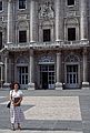 June 29, 1990 - Madrid, Spain.<br />Joyce in front of an entrance to the Royal Palace.