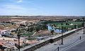 June 30, 1990 - Toledo, Spain.<br />View of the outskirts of town from near the Puerta del Sol.