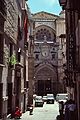 June 30, 1990 - Toledo, Spain.<br />Street leading to the cathedral.