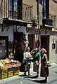 June 30, 1990 - Toledo, Spain.<br />Melody, Joyce, and Baiba (what are they looking at?).