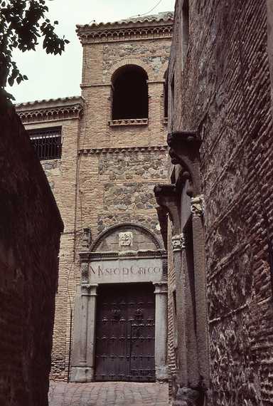 June 30, 1990 - Toledo, Spain.<br />Entry to the El Greco Museum.