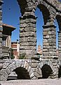 July 1, 1990 - Segovia, Spain.<br />Roman aqueduct.