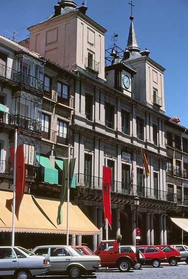 July 1, 1990 - Segovia, Spain.<br />Town Hall on the Plaza Mayor.
