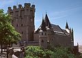 July 1, 1990 - Segovia, Spain.<br />Alczar as seen approaching it from the city.