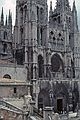 July 2, 1990 - Burgos, Spain.<br />More of the faade of the cathedral.