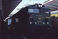 July 4, 1990 - Oviedo, Spain.<br />An electric locomotive of the RENFE (Red Nacional de Ferrocarriles Espaoles) at the train station