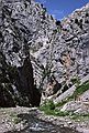 July 6, 1990 - Hike in the Garganta del Cares (Cares River Gorge), Leon, Spain.