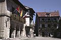 July 8, 1990 - Santillana del Mar, Santander, Spain.<br />Town Hall (Ayuntamiento).