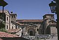 July 8, 1990 - Santillana del Mar, Santander, Spain.<br />Faade of the Colegiata de Santa Julia (containing a 12th century Romanesque church).