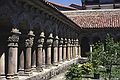 July 8, 1990 - Santillana del Mar, Santander, Spain.<br />Courtyard of the Colegiata.