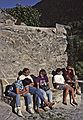 July 11, 1990 - Salardu, Lerida, Spain.<br />Julian, Ronnie, Joyce, Melody, and Baiba.