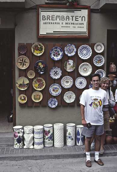 July 15, 1990 - Bossost, Lerida, Spain.<br />Julian and Baiba.