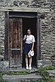 July 16, 1990 - Hike from the Baqueira/Beret area to Santuario de Montgarri, Lerida, Spain.<br />Joyce.