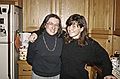 April 14, 1991 - Merrimac, Massachusetts.<br />Natalia's birthday, Norma's birthday, and Paul and Norma's anniversary celebration.<br />Joyce and Natalia.