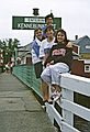 May 26, 1991 - Kennebunkport, Maine.<br />Gillian, Natalia, Eric, and Melody.