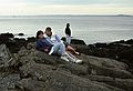 May 26, 1991 - Kennebunkport, Maine.<br />Natalia, Gillian, and Melody.