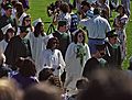 June 1991 - West Newbury/Groveland, Massachusetts.<br />Melody's and Natalia's graduation.<br />Melody among other students in the incoming procession.