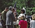 June 1991 - West Newbury/Groveland, Massachusetts.<br />Melody's and Natalia's graduation.<br />Melody getting her diploma.