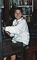 June 1991 - Merrimac, Massachusetts.<br />Natalia at the piano.