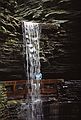 August 26, 1991 - Watkins Glen, New York.<br />Joyce behind Cavern Cascade.