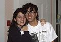 Nov. 28, 1991 - Thanksgiving in Merrimac, Massachusetts.<br />Melody and Eric.