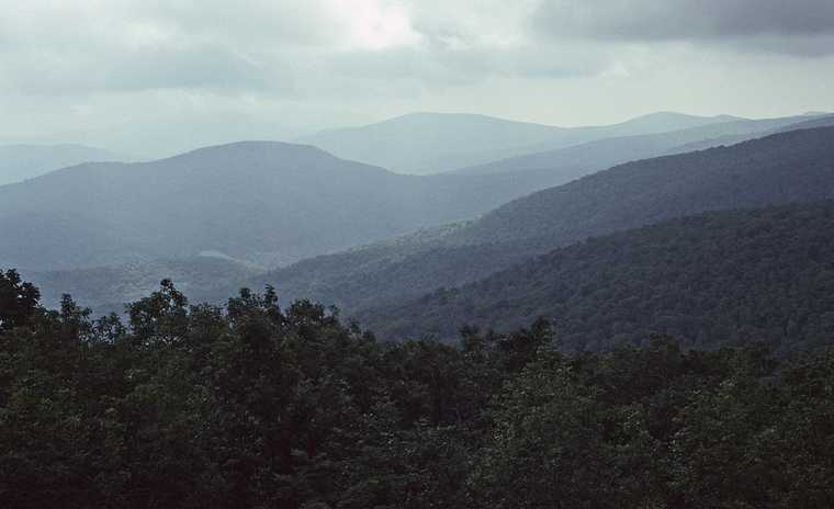 August 18, 1992 - Skyline Drive, Shenandoah National Park, Virginia.