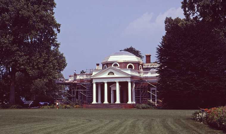 August 19, 1992 - Monticello, Charlottesville, Virginia.<br />Jefferson's house.