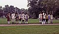 August 20, 1992 - Colonial Williamsburg, Virginia.<br />Militia at drill.