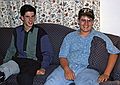 Sept. 26, 1992 - Merrimac, Massachusetts.<br />Eric's 20th birthday celebration.<br />Jeremy's friend Jason and cousin Jeremy.