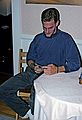 Sept. 26, 1992 - Merrimac, Massachusetts.<br />Eric's 20th birthday celebration.<br />Friend Nathan.