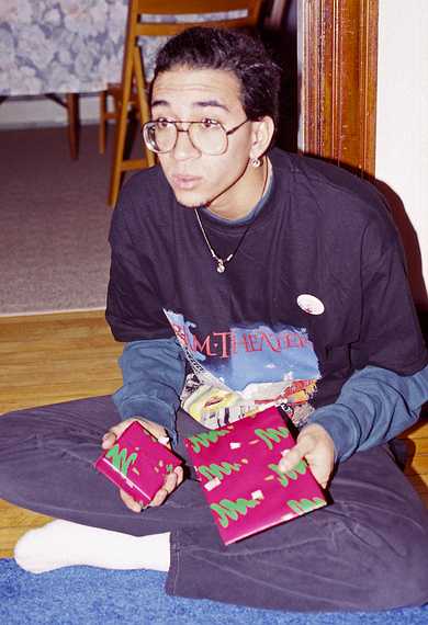 Dec. 24, 1992 - Christmas Eve, Merrimac, Massachusetts.<br />Eric.